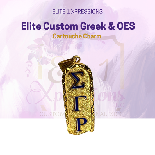 Elite Custom Greek & OES Cartouche Charm
