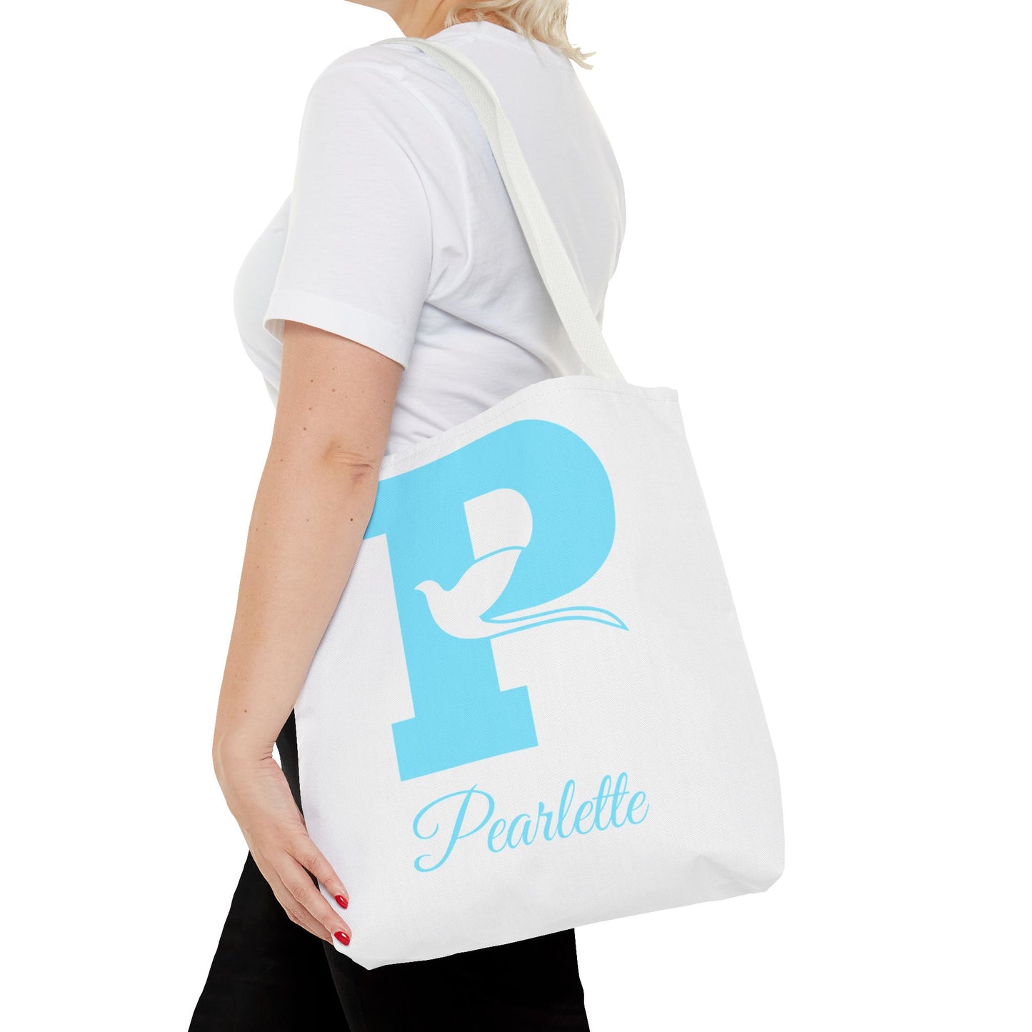 Pearlette | Zeta Phi Beta Pearlette | V3 White Tote Bag
