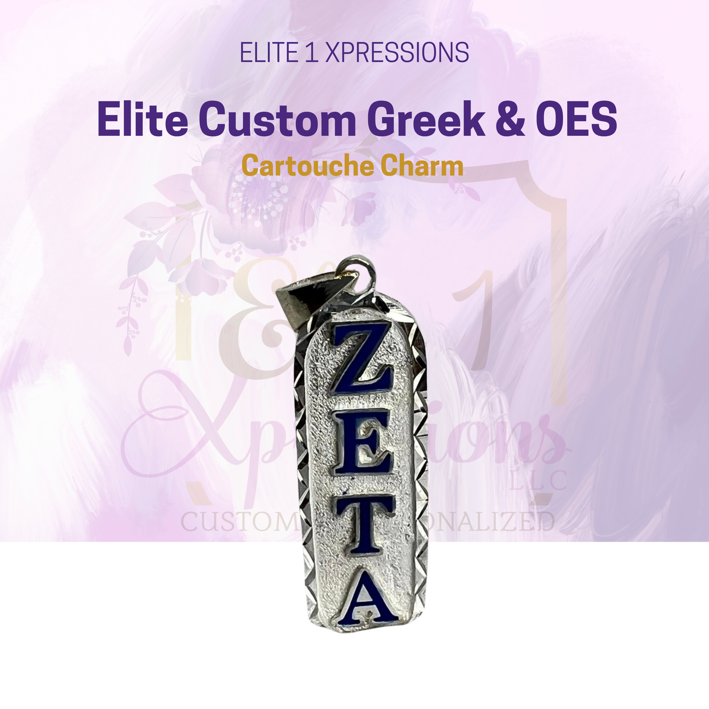 Elite Custom Greek & OES Cartouche Charm