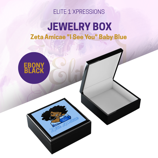 Jewelry Box - Zeta Amicae "I See You" Baby Blue