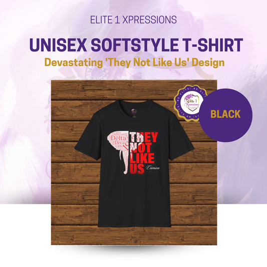 Devastating 'They Not Like Us' Design - Unisex Softstyle T-Shirt