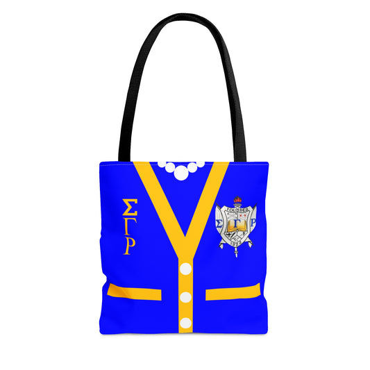 SGRHO Cardigan (Blue) Tote Bag