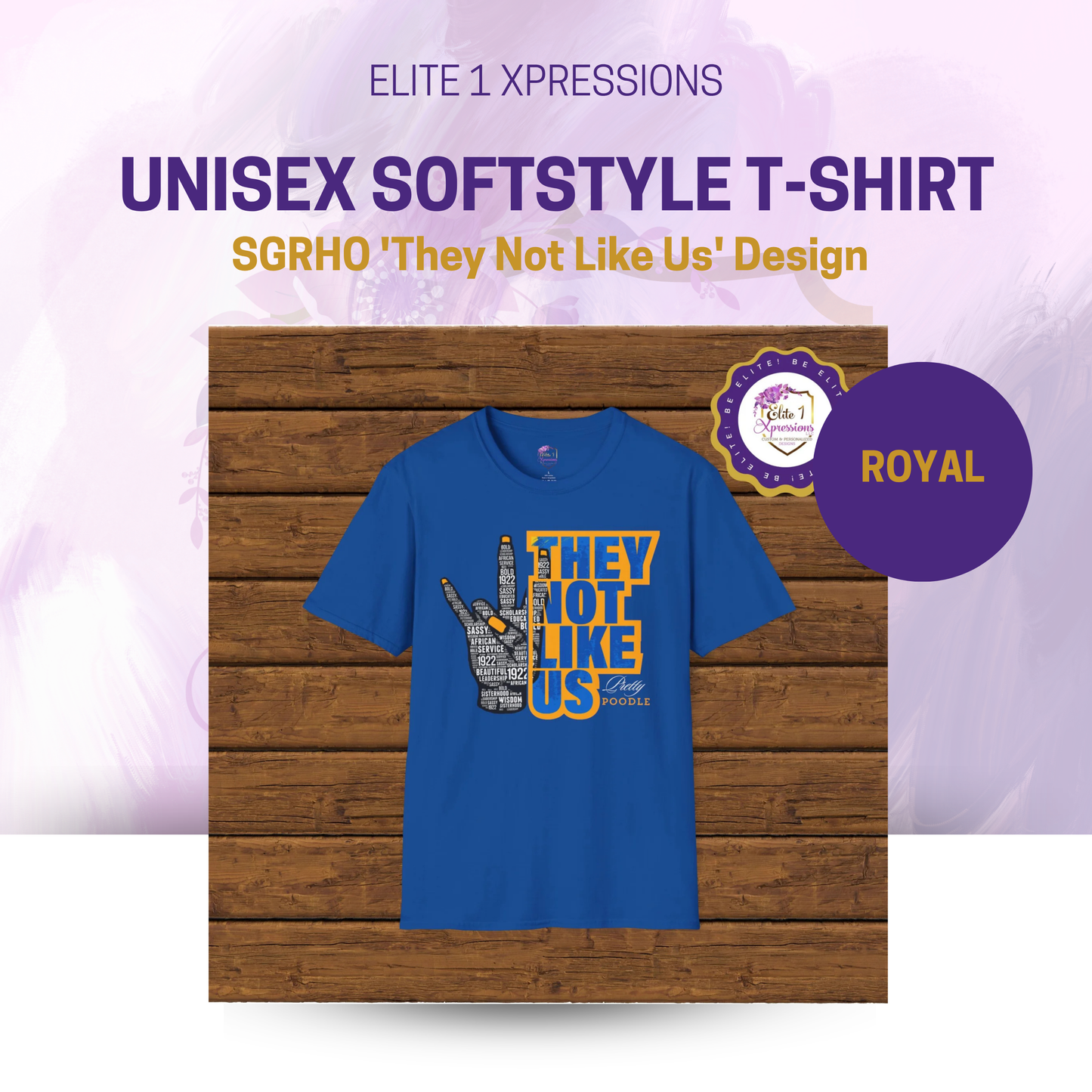 SGRHO 'They Not Like Us' Design - Unisex Softstyle T-Shirt
