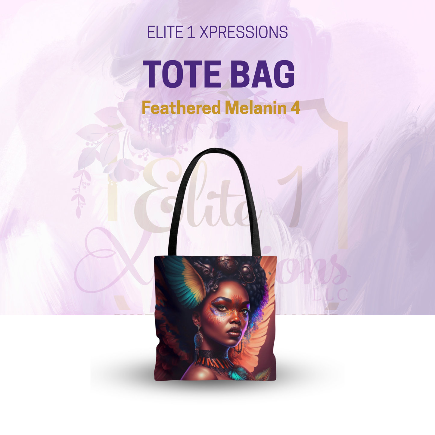 Feathered Melanin 4 Tote Bag