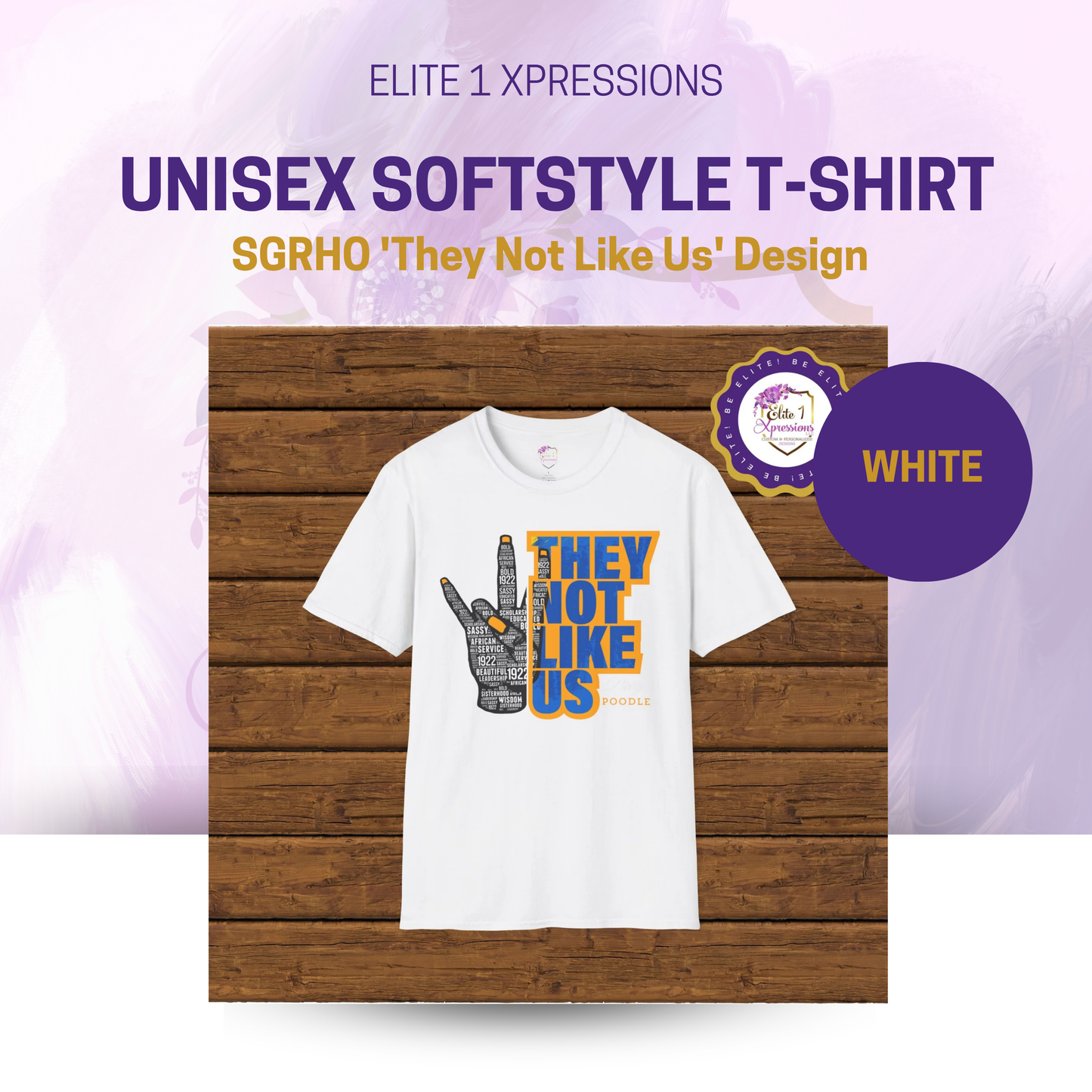 SGRHO 'They Not Like Us' Design - Unisex Softstyle T-Shirt