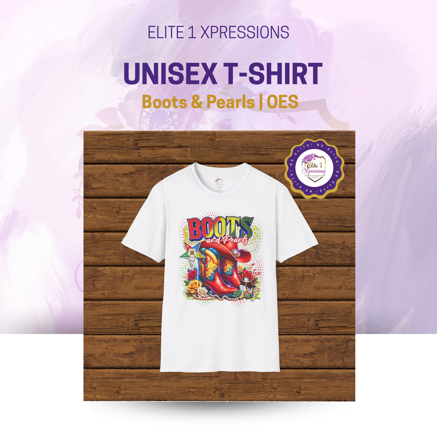 Boots & Pearls Unisex Tshirt ~ OES