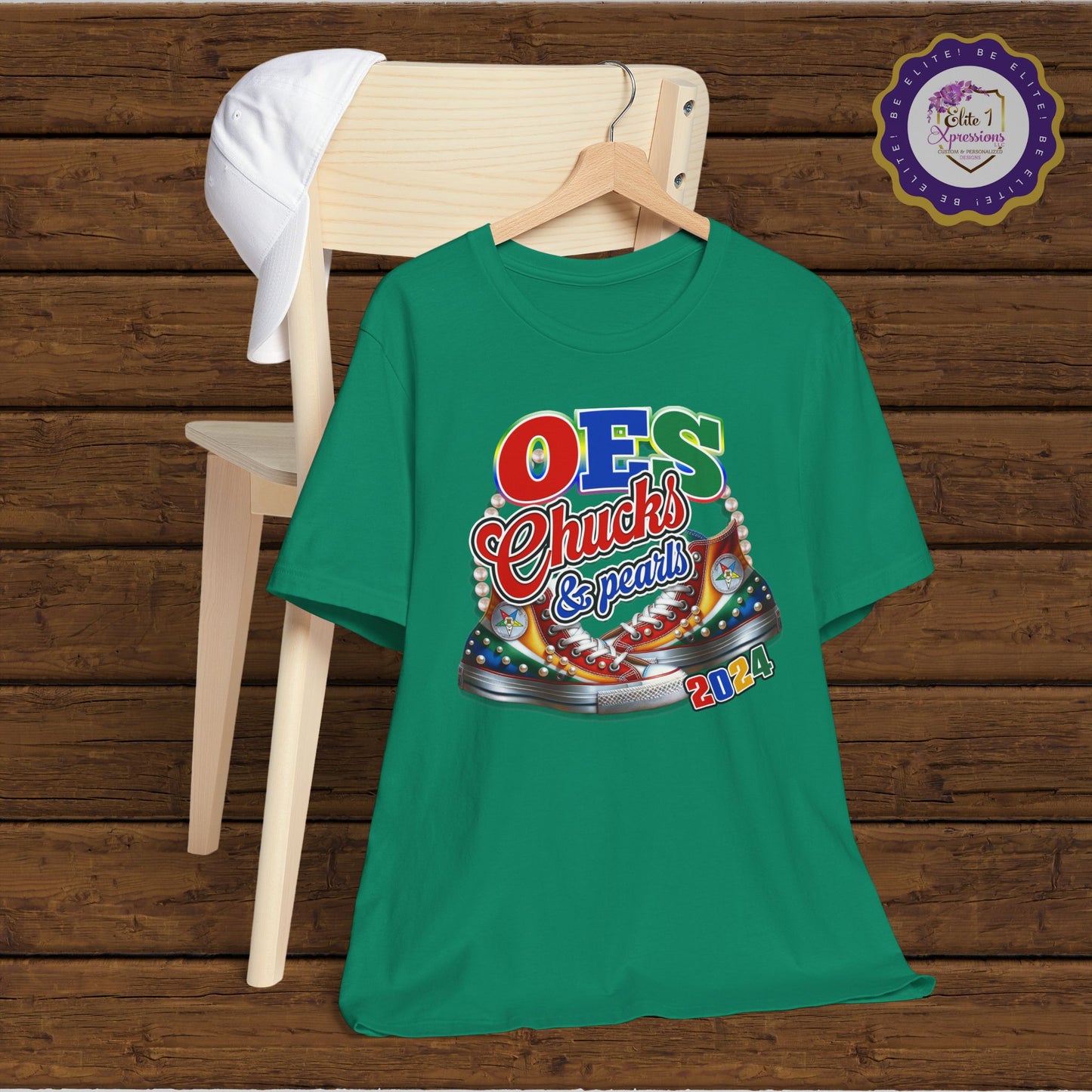 Chucks & Pearls 2024 (OES) ~ Unisex Jersey Short Sleeve Tee