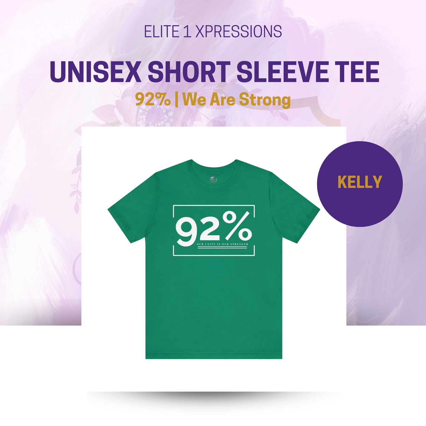 92% ~ We Are Strong ~ Unisex Short Sleeve Tee