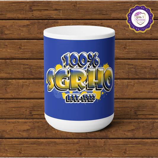 Sigma Gamma Rho "100%" Ceramic Mug