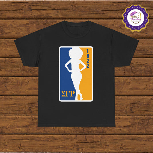 SGRHO "Silhoutte" T-Shirt (Black & Blue)