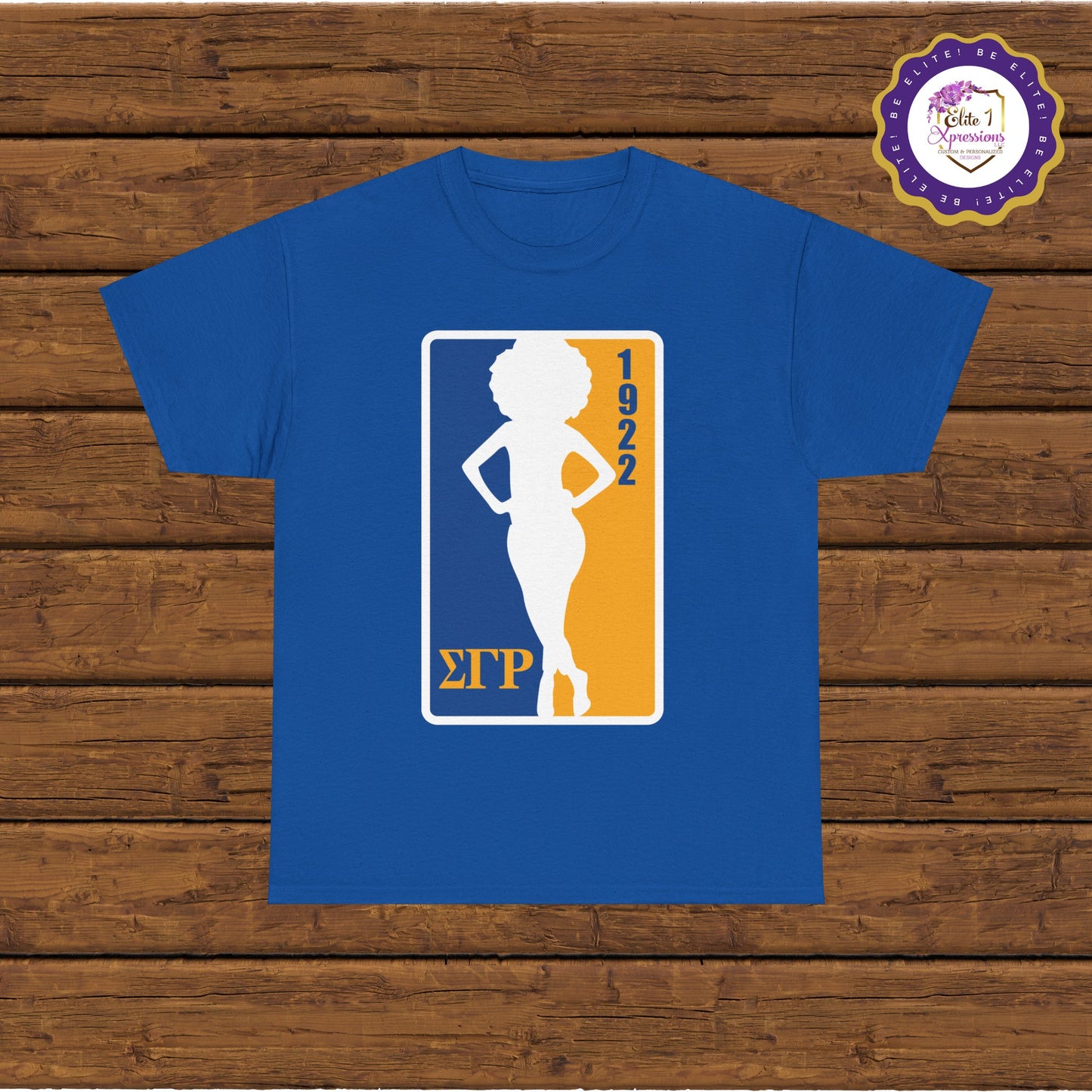 SGRHO "Silhoutte" T-Shirt (Black & Blue)