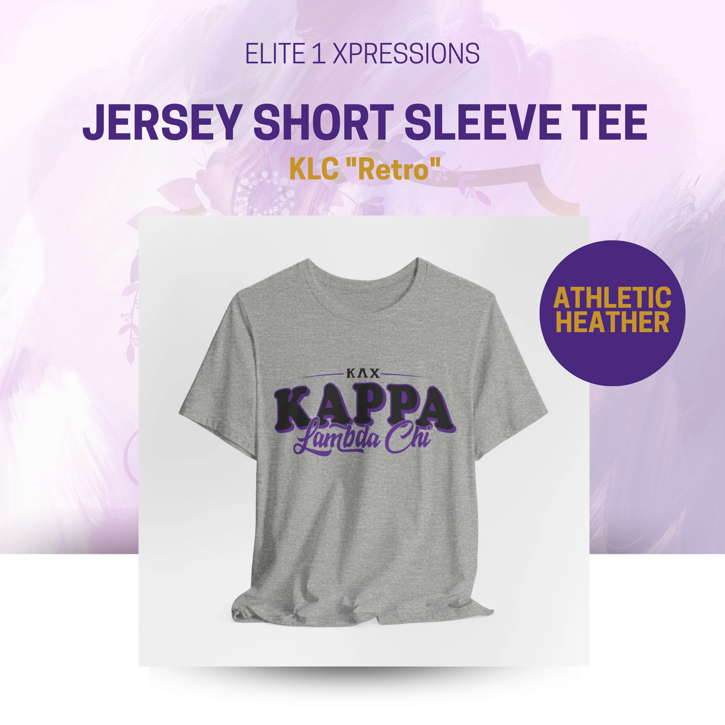 KLC "Retro" Unisex Jersey Short Sleeve Tee