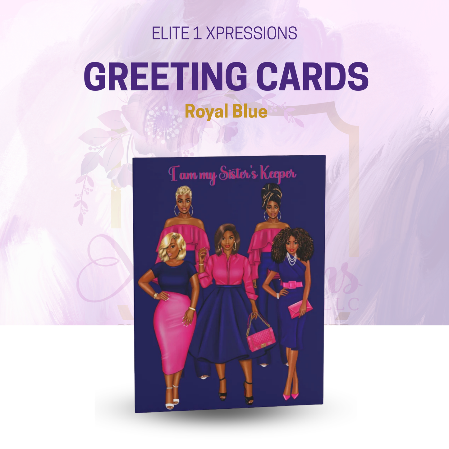 Greeting cards ~ Royal Blue (8, 16, 24 pcs)