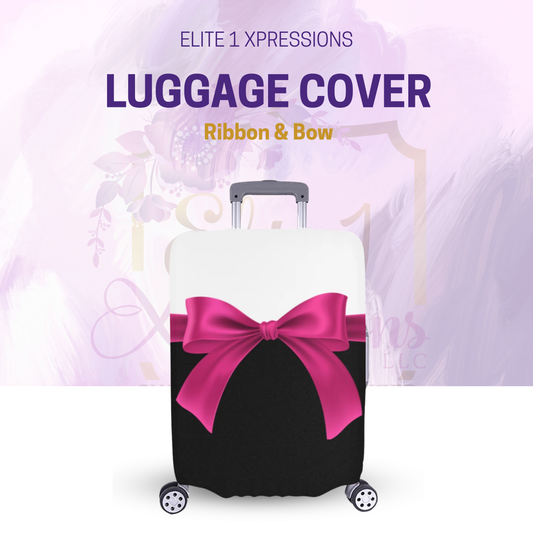 Ribbon & Bow Luggage Cover
