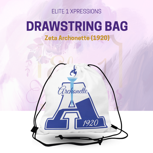 Archonette | Zeta Archonette (1920) Drawstring Bag
