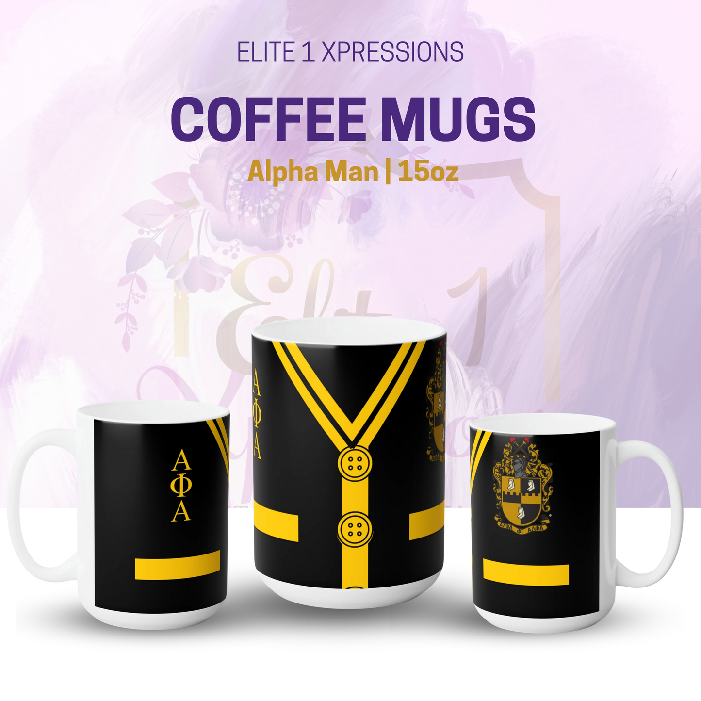 Alpha Man Ceramic Mug 15oz