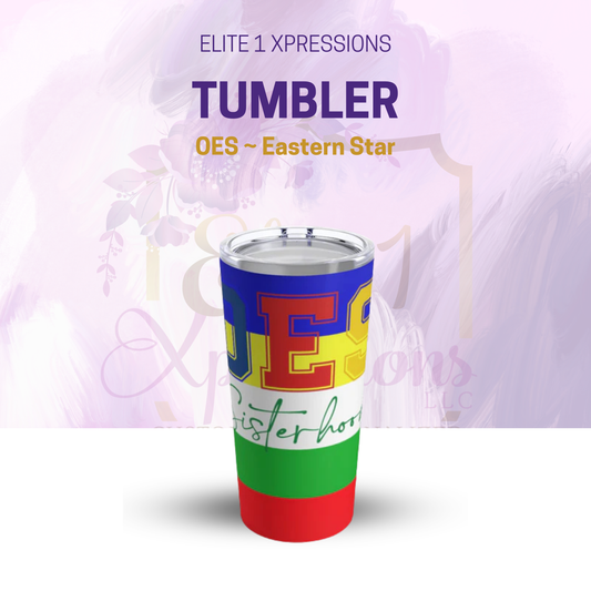 OES ~ Eastern Star Tumbler 20oz