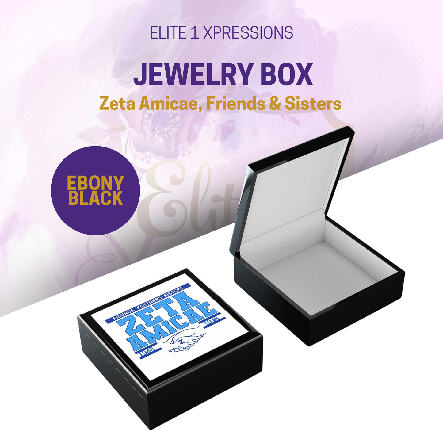 Jewelry Box - Zeta Amicae , Friends & Sisters