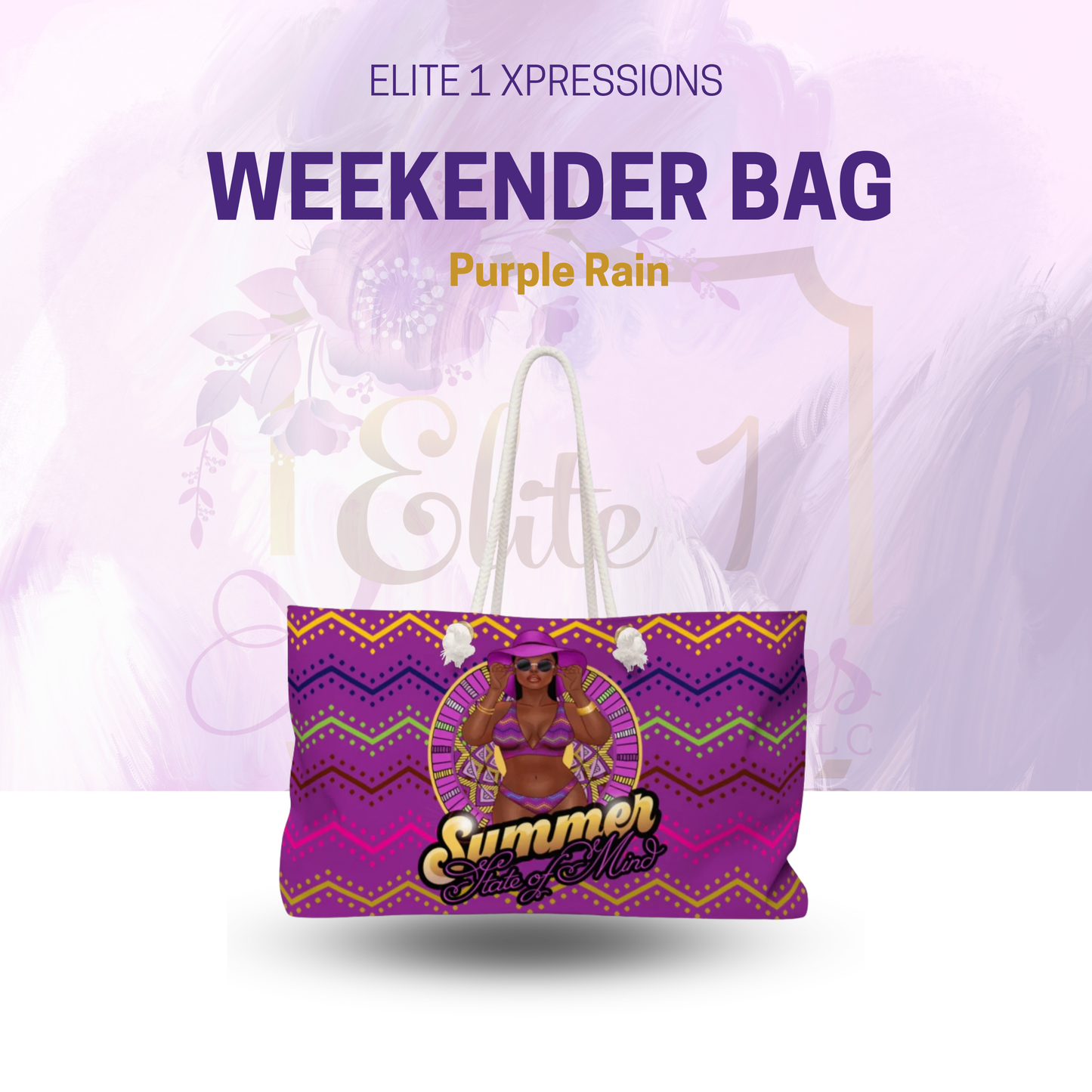 Purple Rain Weekender Bag