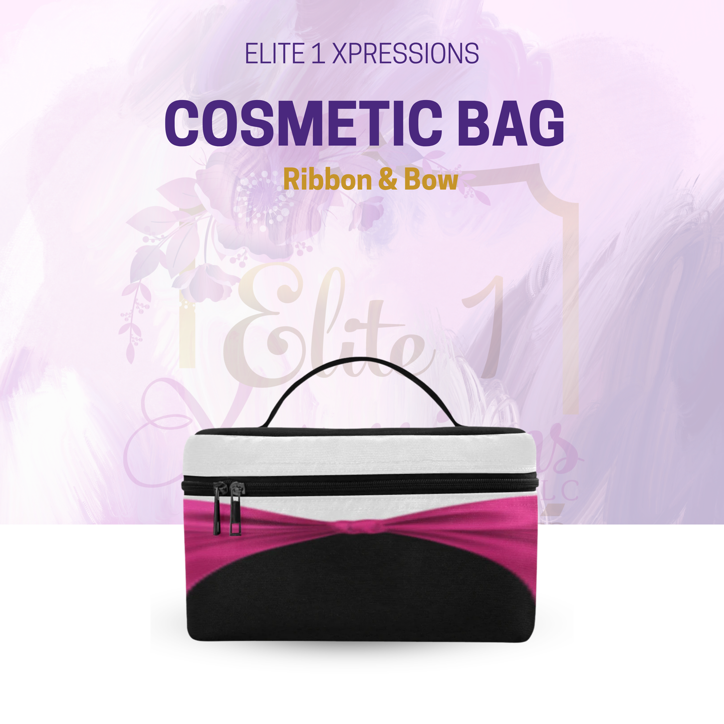 Ribbon & Bow Cosmetic Bag