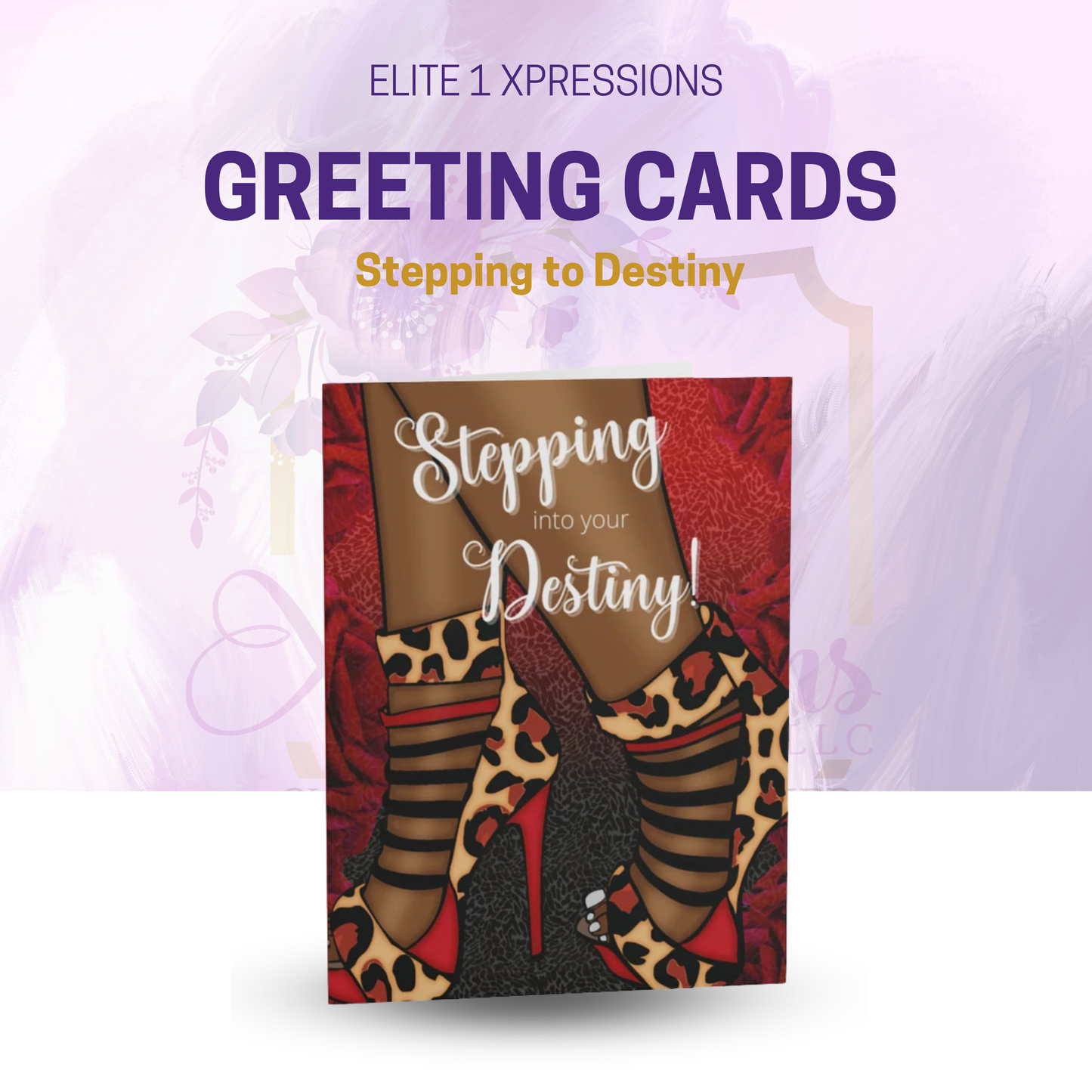 Stepping to Destiny Greeting cards (8, 16, 24 pcs)