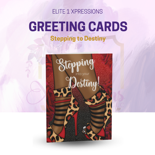 Stepping to Destiny Greeting cards (8, 16, 24 pcs)