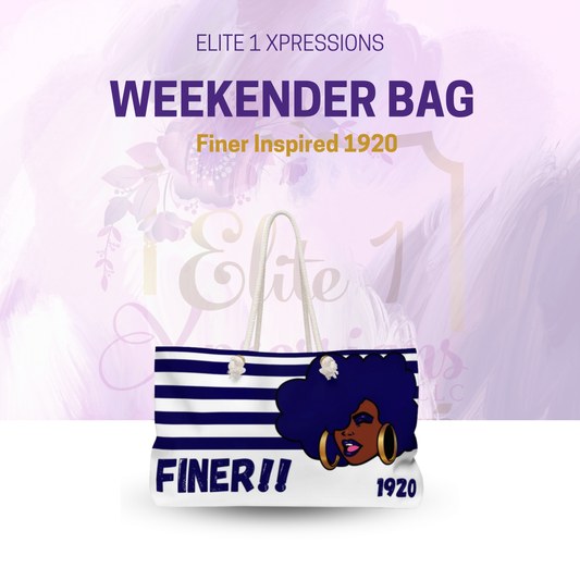 Finer Inspired -1920 Weekender Bag