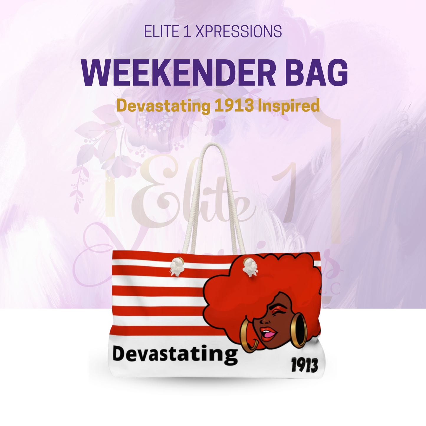 Devastating 1913 Inspired -  Weekender Bag
