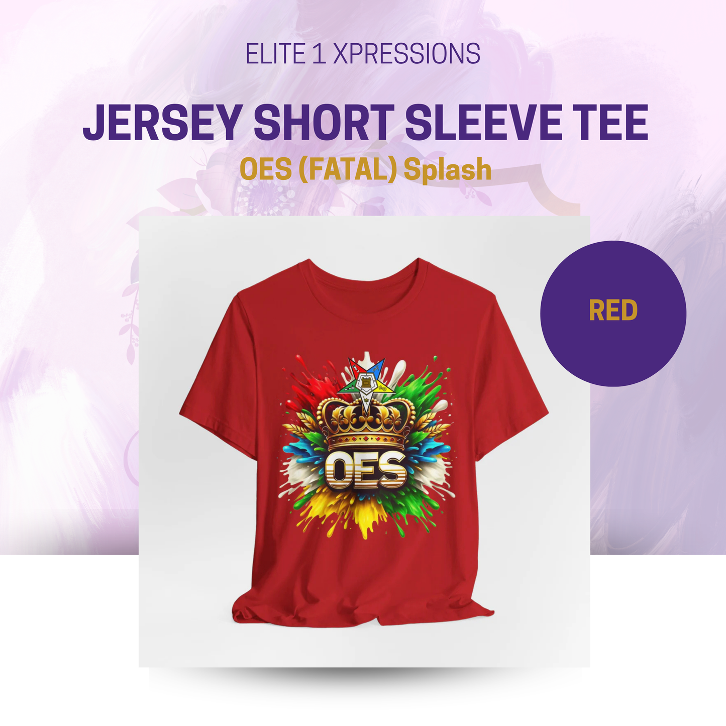 OES (FATAL) Splash Unisex Jersey Short Sleeve Tee