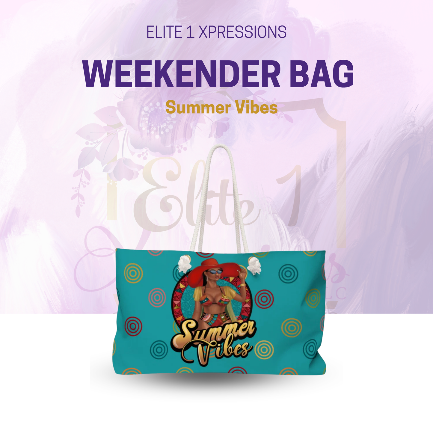 Summer Vibes Weekender Bag