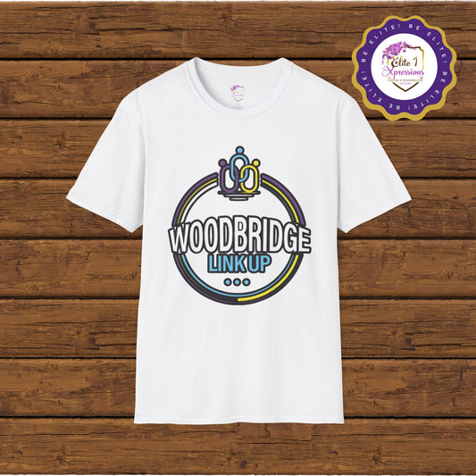 Woodbridge Link Up ~ Unisex Heavy Cotton Tee (White)
