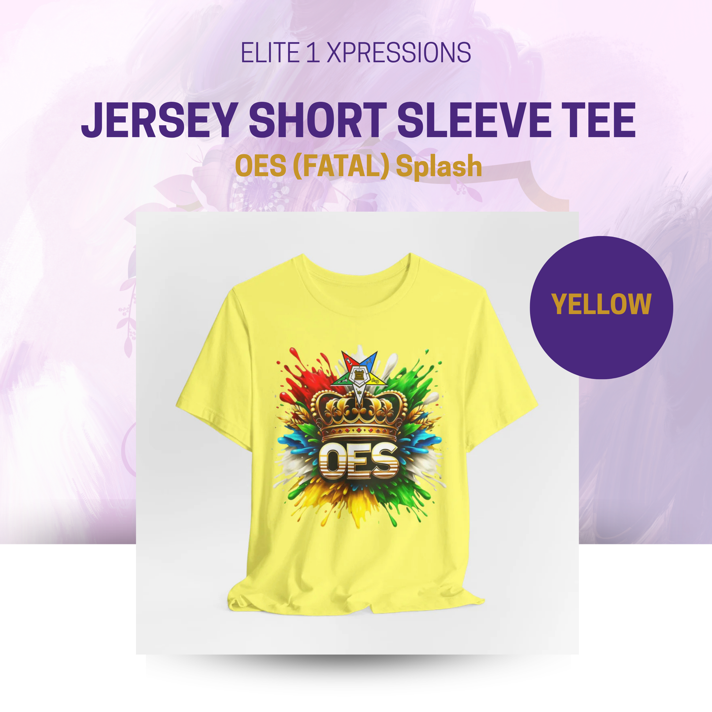 OES (FATAL) Splash Unisex Jersey Short Sleeve Tee