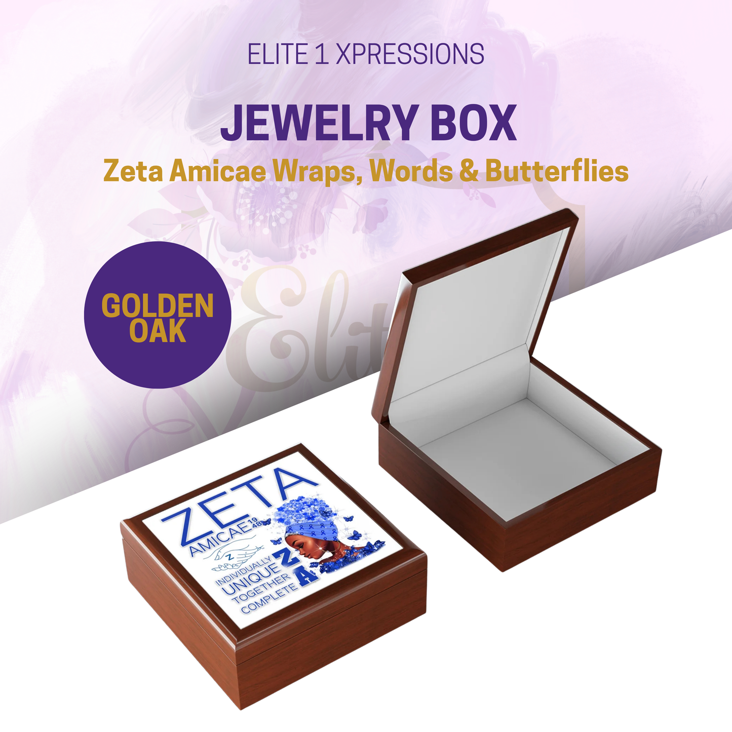 Jewelry Box ~ Zeta Amicae Wraps, Words & Butterflies