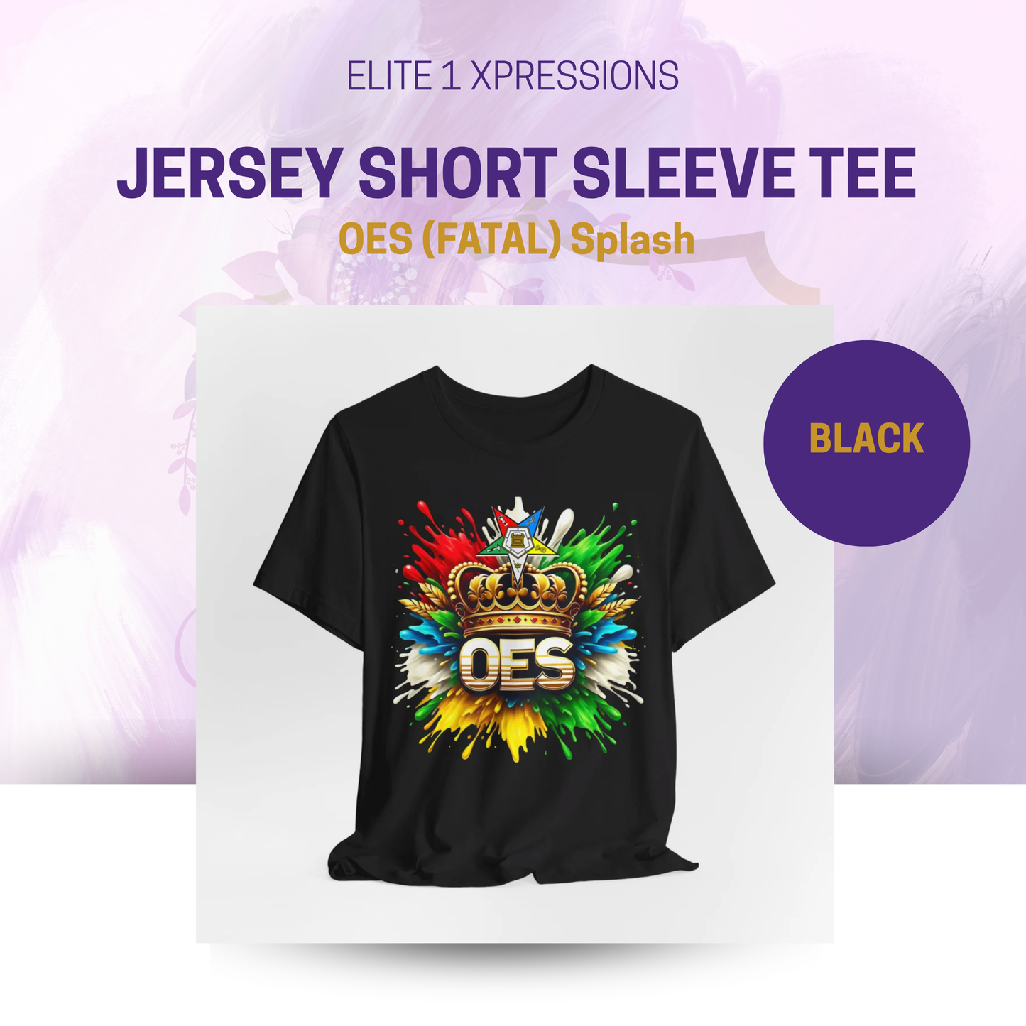 OES (FATAL) Splash Unisex Jersey Short Sleeve Tee