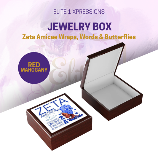 Jewelry Box ~ Zeta Amicae Wraps, Words & Butterflies