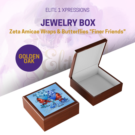 Jewelry Box ~ Zeta Amicae Wraps & Butterflies "Finer Friends"