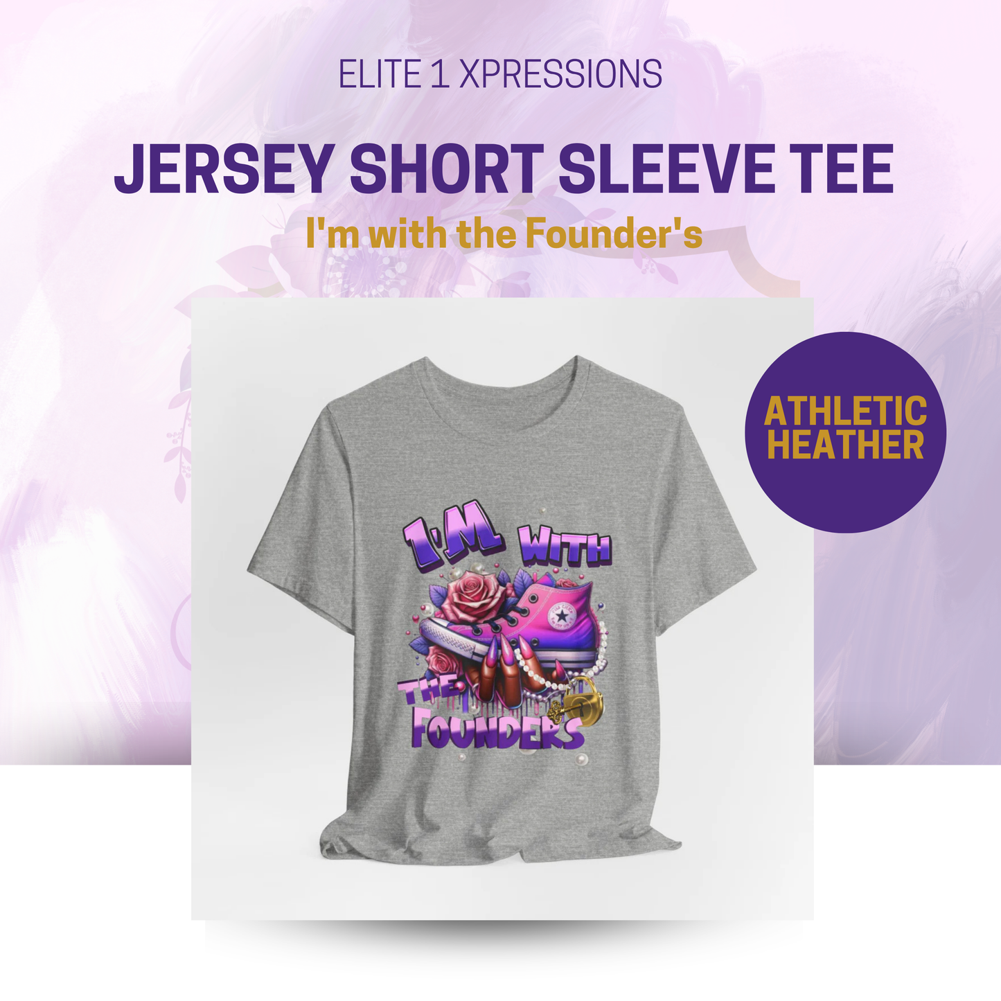 I'm with the Founder's ~ Unisex Jersey Short Sleeve Tee