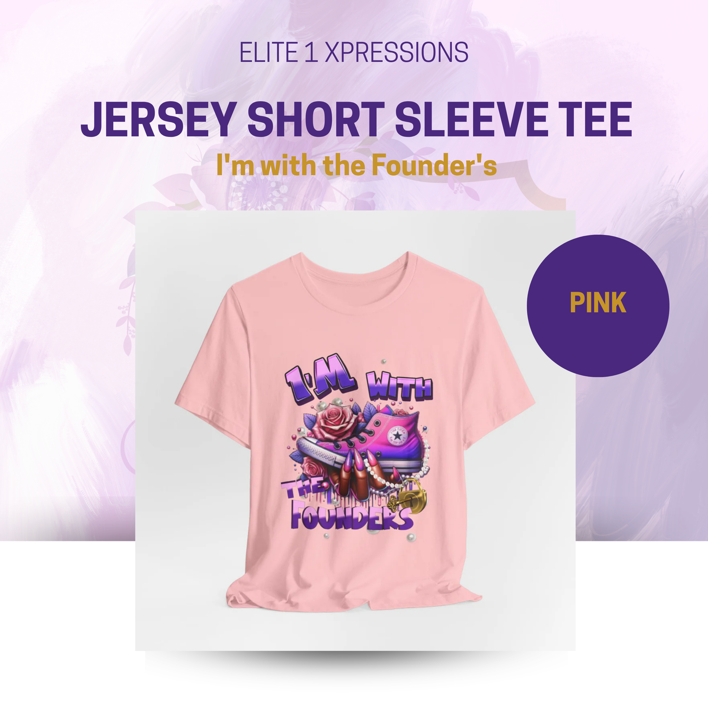 I'm with the Founder's ~ Unisex Jersey Short Sleeve Tee