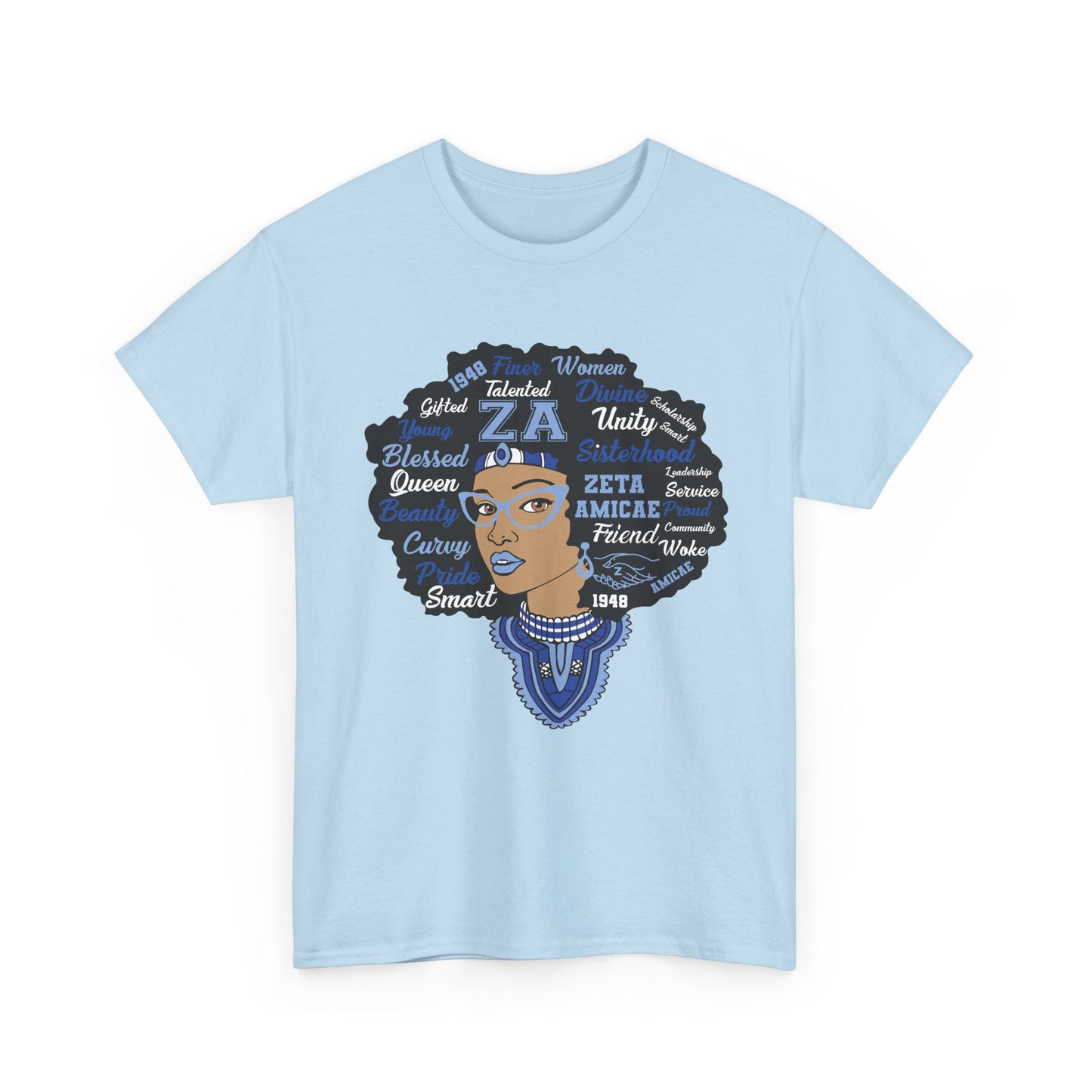 Zeta Amicae "Word Head Shot" T-Shirt