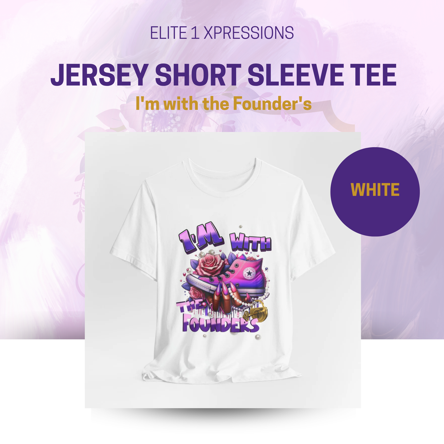 I'm with the Founder's ~ Unisex Jersey Short Sleeve Tee