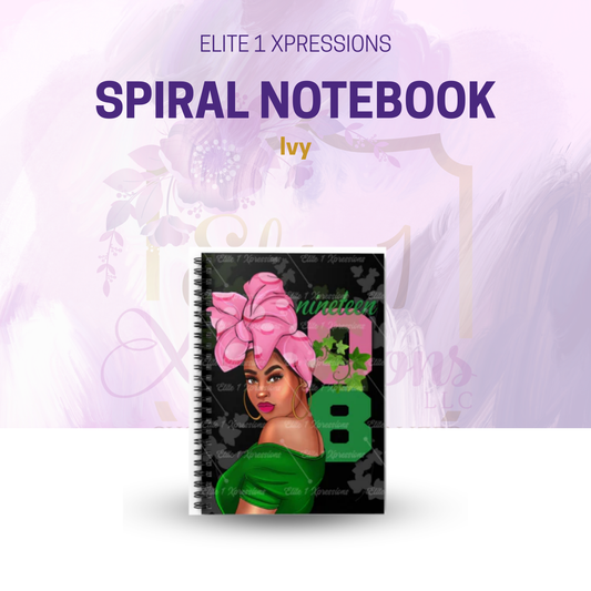 Ivy Spiral Notebook