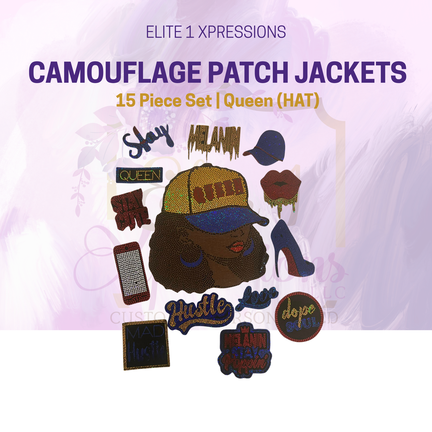 Camouflage Patched Jacket ~ 15 Piece Set