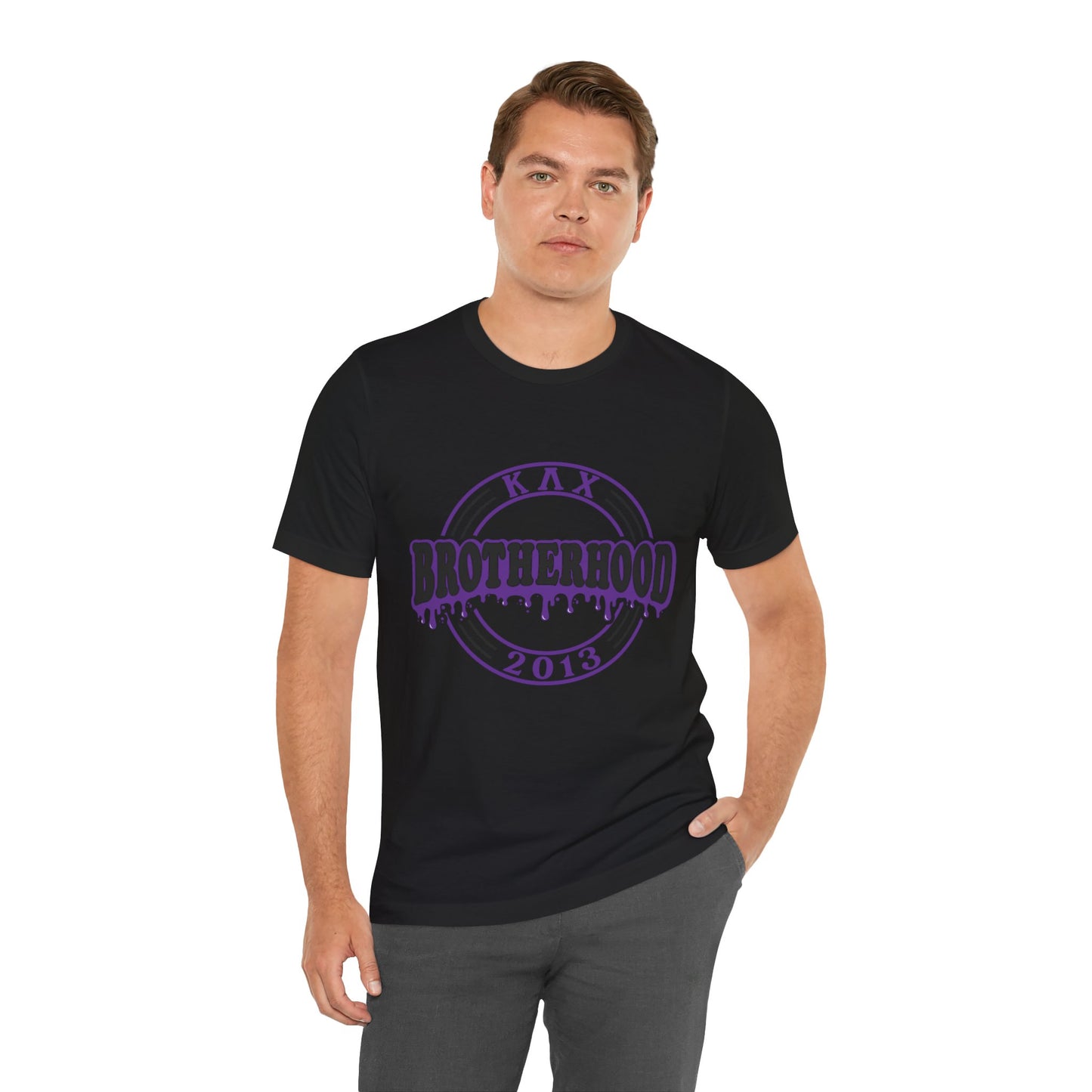 KLC Brotherhood Circle (Purple Circle) Unisex Jersey Short Sleeve Tee