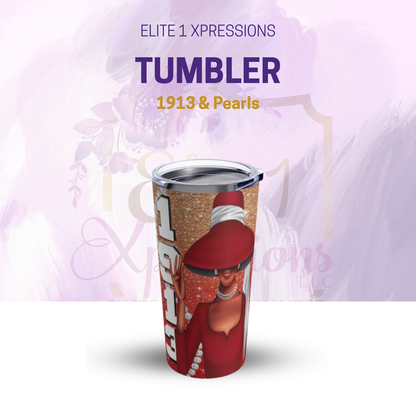 1913 & Pearls Take Delight Tumbler 20oz