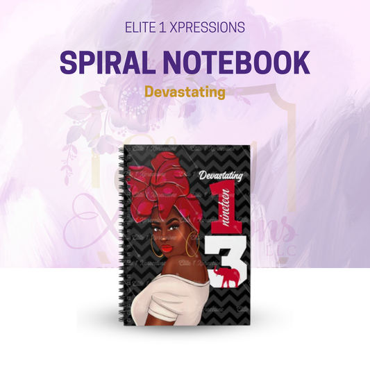 Devastating Spiral Notebook