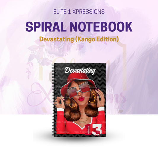 Devastating (Kango Edition) Spiral Notebook
