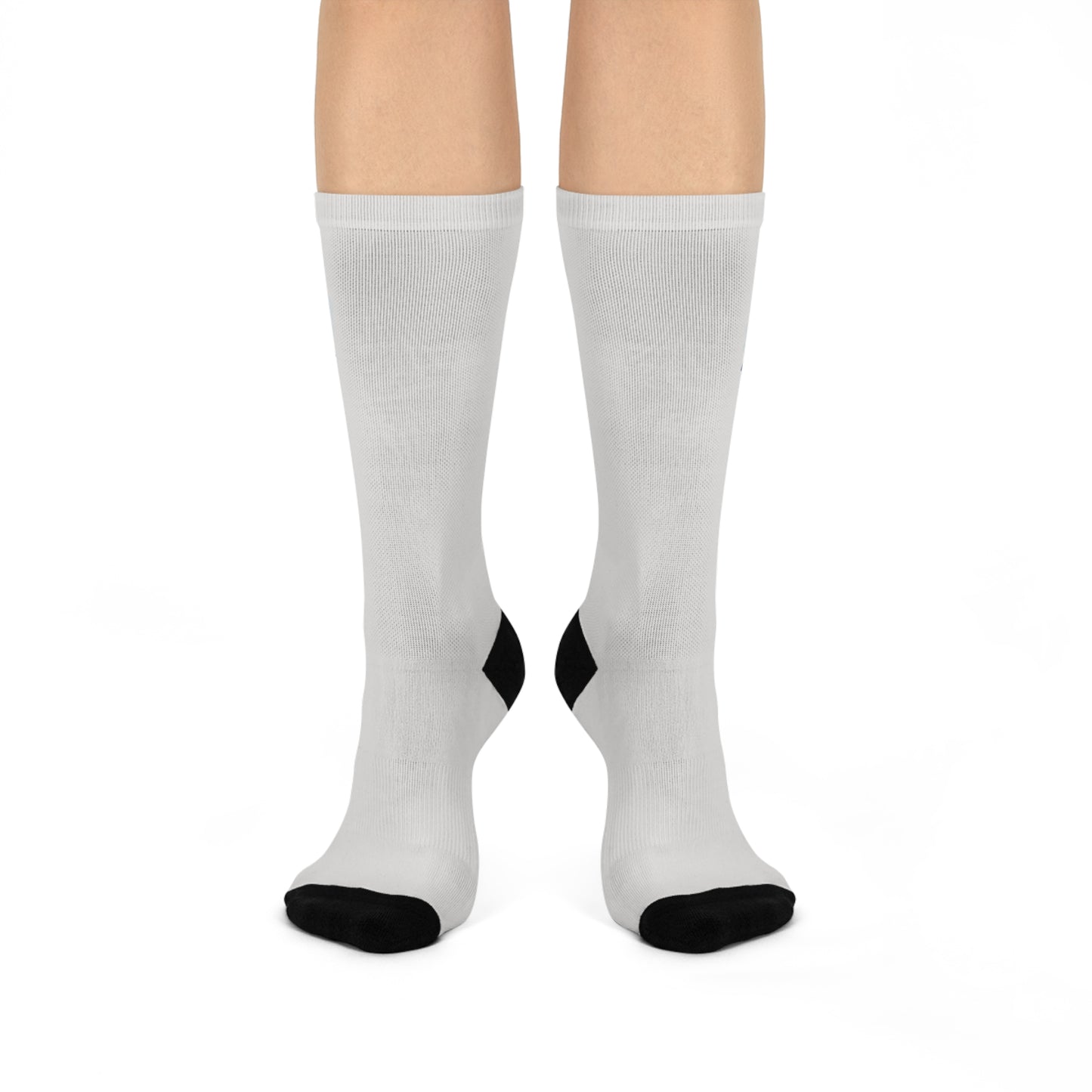 Theta Alpha Mu Cushioned Crew Socks (Grey)