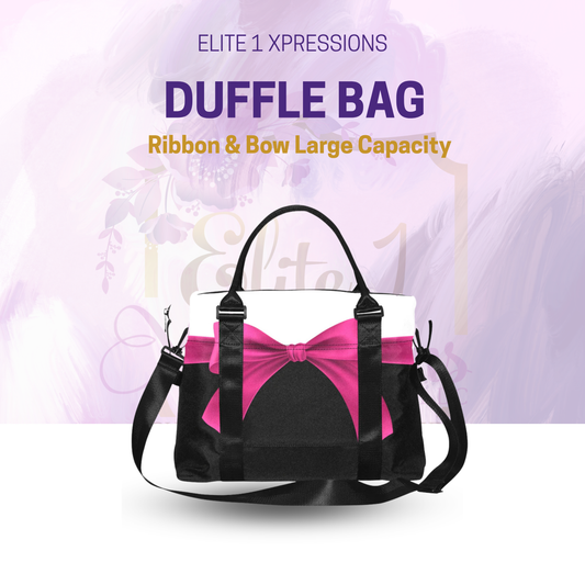 Ribbon & Bow Large Capacity Duffle Bag