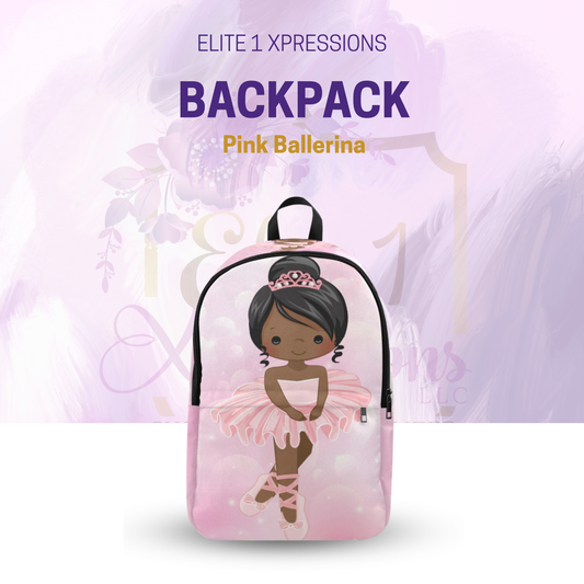Pink Ballerina Backpack