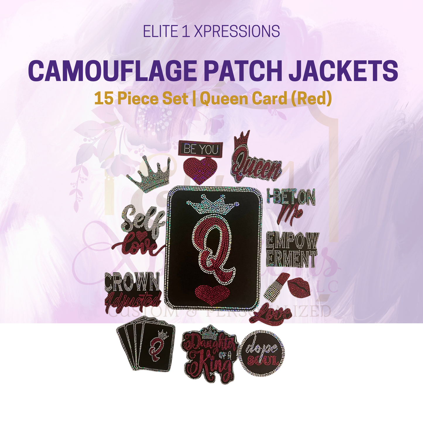 Camouflage Patched Jacket ~ 15 Piece Set